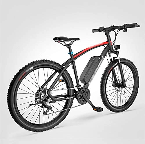 Bici elettriches : HHHKKK Elettrica da Citt Bicicletta, Città da 26", Motore Posteriore Das-Kit da 250 W, 48 V e Batteria a Celle agli Ioni di Litio da 10.4 Ah di Colore, Assistenza a 5 Celocità