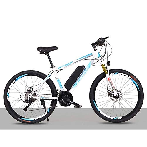 Bici elettriches : HLeoz 26" Elettrica Bici da Montagna, Bicicletta Elettrica da Città 250W Batteria 36V 10Ah velocità Max 35km / h 27 velocità velocità 35km / h, D, UK