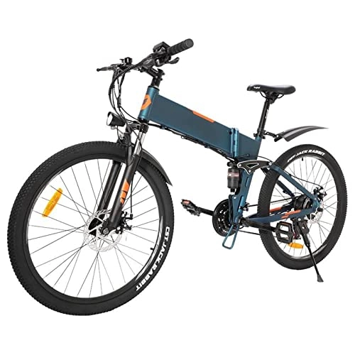 Bici elettriches : HMEI Bicicletta elettrica Pieghevole per Adulti 250W Bicicletta elettrica Leggera Portatile Pieghevole da 26"Ruota 36V 10.4Ah Batteria Rimovibile Mountain Urban E-Bike