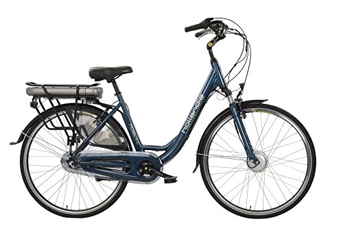 Bici elettriches : Hollandia e-bike N3alluminio blu scuro