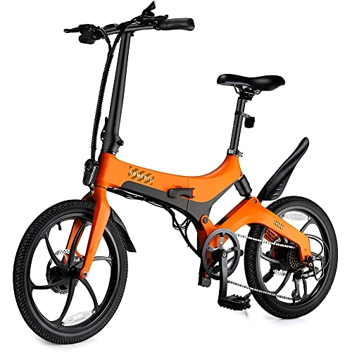 Bici elettriches : HOMERIC Bici Elettrica, 20" Bici Elettrica Pieghevole con Batteria Rimovibile 36V 7.5Ah, Shimano 6 velocità, bicicletta elettrica pedalata assistita