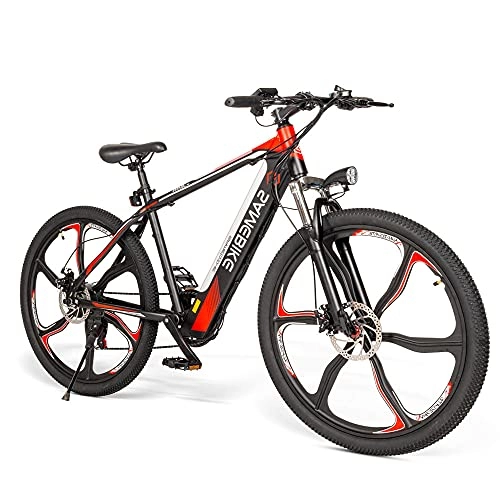 Bici elettriches : JINGJIN 26" e-Bike, Bici elettrica pedelec da Donna e da Uomo con Batteria al Litio da 8Ah, Motore 350W, Portata 180kg, per Visitare Città e spostamenti Facili