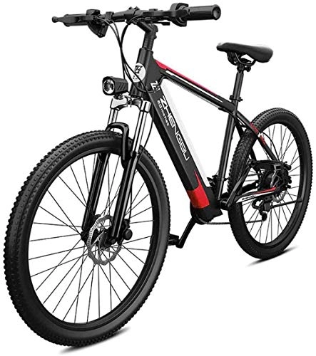 Bici elettriches : JXXU 26" Mountain Bike Elettrico for Adulti, all Terrain Ebikes E-MTB in Lega di magnesio 400W 48V Rimovibile agli ioni di Litio 27 Costi della Bicicletta for Gli Uomini Donne (Color : B)