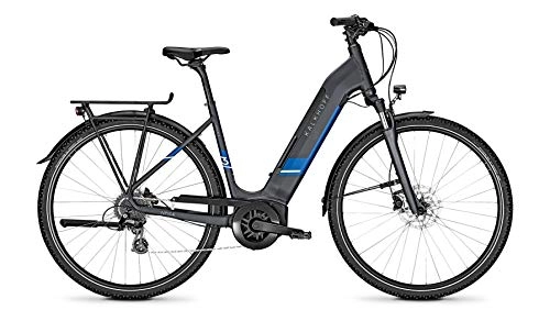 Bici elettriches : Kalkhoff Entice 3.B Move Bosch 400Wh Bicicletta elettrica 2020 (28" Wave S / 45 cm, grigio phantom opaco)