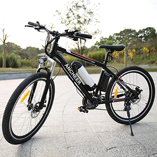 Bici elettriches : Keptei Mountain Bike Bicicletta Elettrico E-Bike 250W 26 35 km / h Shimano 21 + Batteria 36V*12A* di Alluminio LG Removibile Staccabile