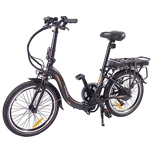 Bici elettriches : Kinsella 20F054 bicicletta elettrica Pieghevole 36V 250W Motore Velocità massima 25km / h