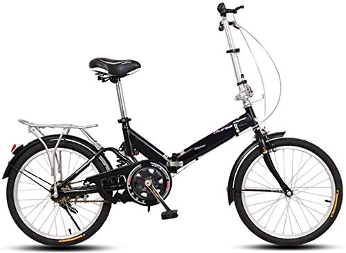 Bici elettriches : KKKLLL Bicicletta da Uomo e Donna con Telaio in Acciaio al Carbonio ad Alta velocit per Uomo e Donna Bici Pieghevole per Il Tempo Libero da 20 Pollici