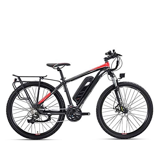 Bici elettriches : KKKLLL Mountain - Bicicletta elettrica al Litio, 48 V, 27, 5 Pollici Nero