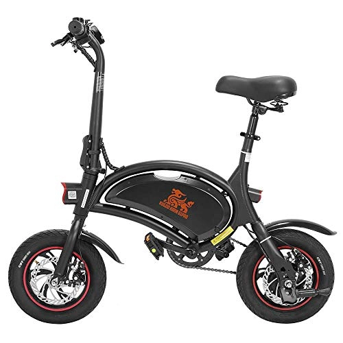 Bici elettriches : Kugoo Kirin B1 Pro Bicicletta elettrica pieghevole, batteria 36v 250w, velocità fino a 25km / h, 40±3km a lungo raggio, 12" Pneumatici, E-Bike urbane Unisex per adulti