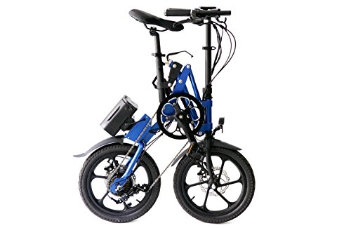 Bici elettriches : Kwikfold™ Xite-3A Bicicletta Pieghevole Bici Bicicletta elettrica Pieghevole 16 Pollici Pieghevole Ruota Shimano 7