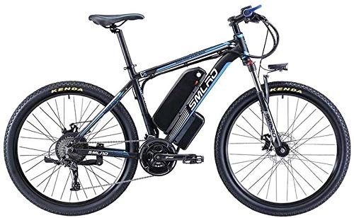 Bici elettriches : LAMTON Adulti Electric Mountain Bikes, 500W 48V13-16AH Batteria al Litio, 27 velocit Lega di Alluminio Bicicletta elettrica (Colore : B, Taglia : 16AH)
