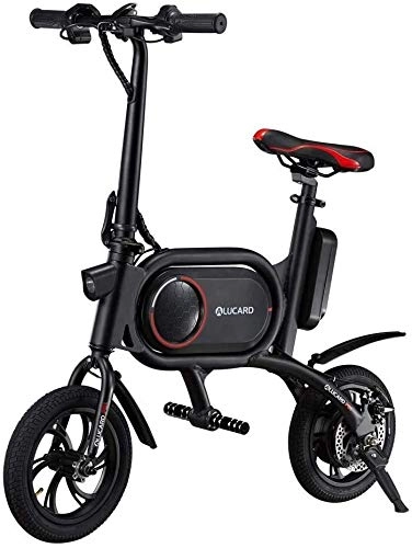 Bici elettriches : LAZNG Biciclette elettriche for Adulti 350W Portatile Pieghevole Bici for Uomini e Donne, 3 Ore Fast Charge, 120 kg di carico, di Ricarica Telefono, Quick Fold, 25 chilometri all'ora