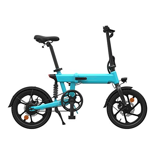 Bici elettriches : Leobtain Bici Elettrica Pieghevole, Portatile Regolabile Bicicletta Pieghevole, Lega di Alluminio, Display LCD, per Ciclismo Outdoor