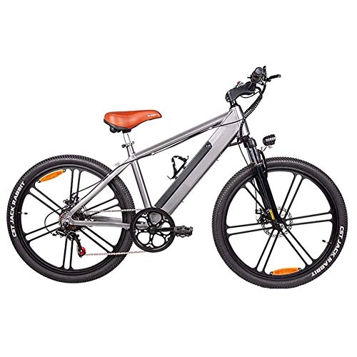 Bici elettriches : LFEWOZ Leggero Elettrica Mountain Bike, Fat Tire Strada della Bicicletta 350W City Bike 6-velocit 26 Pollici E-Bike Bike