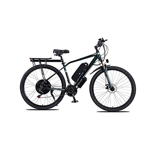 Bici elettriches : Liangsujian Bicicletta elettrica da 29 Pollici 100 0W48V. Bicicletta da Uomo in Mountain Bike per Biciclette ad Alta Potenza per Moto Elettrico (Color : Green)