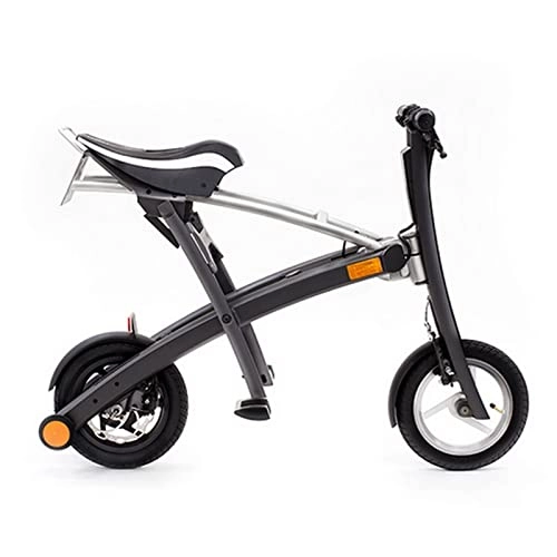 Bici elettriches : LIU Bike elettrica Pieghevole for Adulti Bike elettrica Leggera da 12 Pollici Mobilità Piccola Portatile Pieghevole Bicicletta elettrica (Colore : Nero)