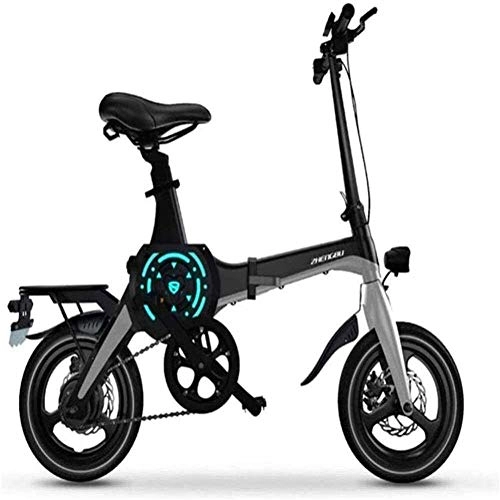 Bici elettriches : LOPP Ebike bici elettrica adulto veloce 14 pollici mobile pieghevole elettrico montagna adulto dotato di 36V batteria agli ioni di litio e-bike 400W potente motore