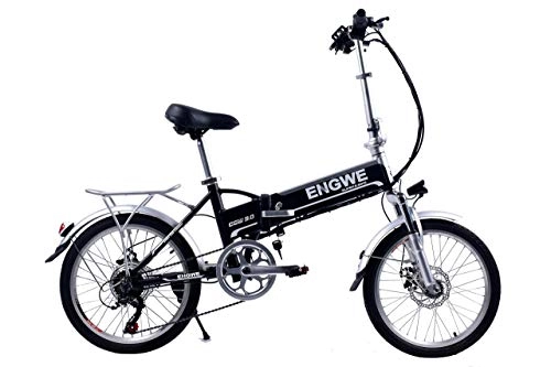 Bici elettriches : LP-LLL Biciclette elettriche - Bici elettrica Pieghevole da 20"per Adulti, Bici elettrica Ebike con Motore da 250 W, Batteria da 48 V 8 Ah, Cambio Professionale a 6 velocit