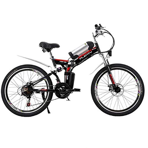 Bici elettriches : LXLTLB E-Bike 24 / 26 Pollici E-Bike Adulto Power Mountain Bike Grande capacità Batteria al Litio 8HA Bici Elettrica da Pieghevole Bicicletta da Montagna
