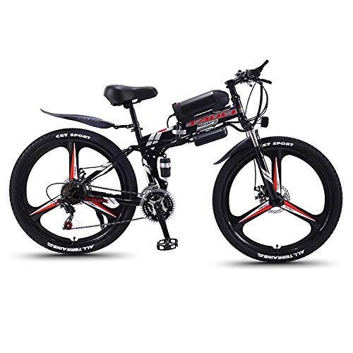 Bici elettriches : LXLTLB E-Bike Mountain Bike 36V 10.4Ah Grande capacità Batteria al Litio Bici Elettrica 26 Pollici 21Marce Bicicletta da Montagna