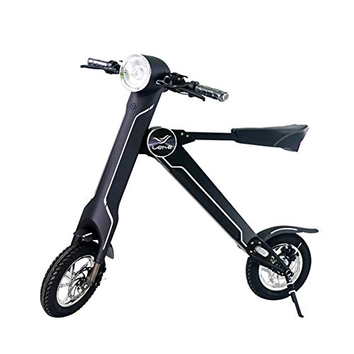 Bici elettriches : LYGID Intelligente Bici elettrica Pieghevole Bike Mini Peso Fino a 25km / h(pu sopportare Un Peso di 120 kg) Bluetooth Friendly Freno a Disco, D