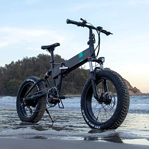 Bici elettriches : M21 Bici elettrica Pieghevole, 7 velocità deragliatore Display 3 modalità Display LCD E-Bike Bicicletta elettrica per Adulti Adolescenti Snow Beach Mountain Bike