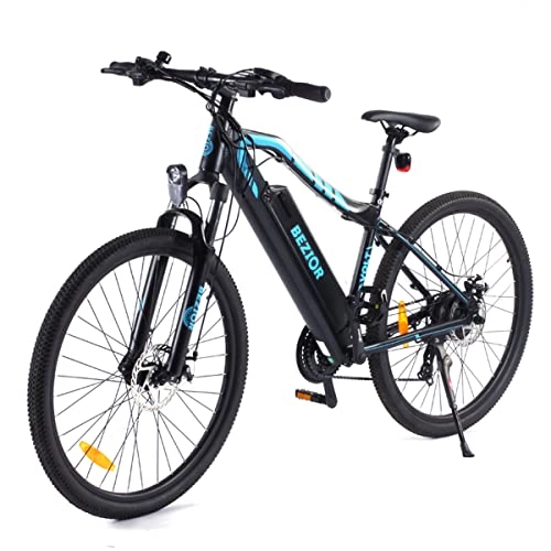 Bici elettriches : MANPATEL Bici elettriche 27.5" Bicicletta Elettrica Pedalata Assistita 250 W con Batteria da 12.5Ah / 48V Blu