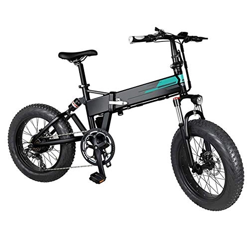 Bici elettriches : Mcottage Bicicletta Elettrica 20x4 Inch Auminum Pieghevole Elettrico Biciclette 36V 12.5Ah Grande Cpacity Batteria Bicicletta Elettrica