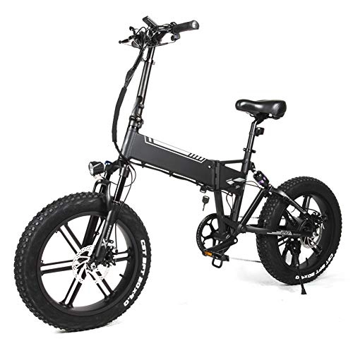 Bici elettriches : Metyere Electric Mountain Bike Wear-Resistant 20X4.0in Widened Snow Tires, 7-Stage Full-Speed Transmission System Max Speed 35KM / H