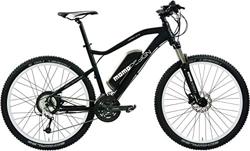 Bici elettriches : Momo Aspen, Mountain Bike 27.5" Unisex – Adulto, Nero / Bianco, Pollici