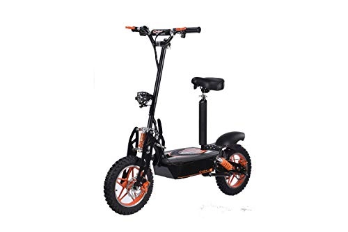 Bici elettriches : Monopattino Escooter Elettrico 48v 1500w Pieghevole Sella Doppia Chiave Clacson