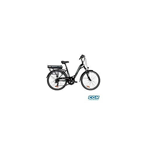 Bici elettriches : Motodak - Bicicletta elettrica Torpado afrodite 26", 250 W, 13 Ah, 36 V, T250, colore: Nero