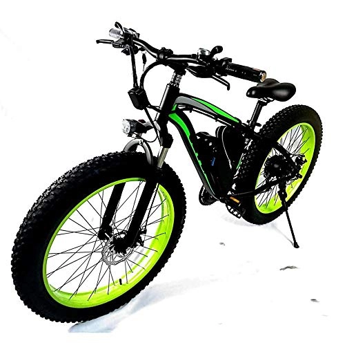 Bici elettriches : Mountain Bike Elettrica Potenziata, Bicicletta Elettrica 26 '' da 350 W con Batteria agli Ioni di Litio Rimovibile da 48 V 10 Ah