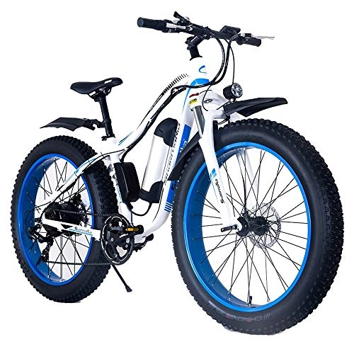 Bici elettriches : MRMRMNR 36V 250W Mountain Bike Elettrica Pneumatico Grasso 26" per Adulti Bicicletta Elettrica Trasmissione A 3 velocità Professionale Bicicletta per Uomo Donne, Resistenza 35~40 Km
