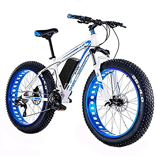 Bici elettriches : Multiuso Bike elettrica 48 V 1500 W Mountain Bicycle Elettrico Bicicletta da 26 pollici Pneumatico grasso E-Bike Adulti Bike Sport Bike Piena Sospensione batteria al litio MTB. Dirtbike per il viaggio