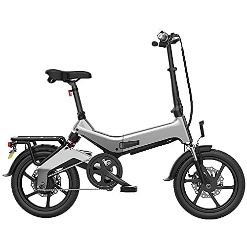 Bici elettriches : Multiuso Pieghevole Bici elettrica E-bike per adulti 20 '' Bicicletta da commutazione elettrica 7. 5AH. Batteria per ioni di litio rimovibile 3 6 V 250W. Motore e Smart Regolabile Velocità per il viag