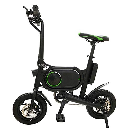 Bici elettriches : MXYPF Bicicletta Elettrica Pieghevoli, Bicicletta elettrica ausiliaria Batteria al Litio da 12 Pollici in Lega di Alluminio 350w-36v / 7.5ah per Adulti, Freno a Disco + Porta di Ricarica USB