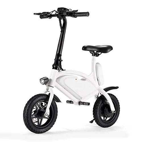 Bici elettriches : NBWE Bici elettrica Pieghevole 12 Pollici Bicicletta elettrica al Litio per Adulti a Due Ruote 36V Scooter Elettrico Motore brushless