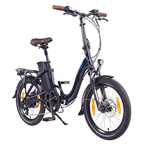 Bici elettriches : NCM Paris 20” Bicicletta elettrica Pieghevole, 36V 15Ah 540Wh Blu