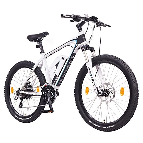 Bici elettriches : NCM Prague Plus Bicicletta elettrica Mountainbike, 250W, Batteria 36V 14Ah 504Wh, Bianco 26