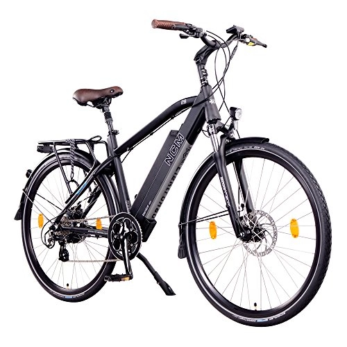 Bici elettriches : NCM Venice, Bicicletta elettrica da città, 250W, Batteria 48V 13AH, 624WH, 28'' Nero
