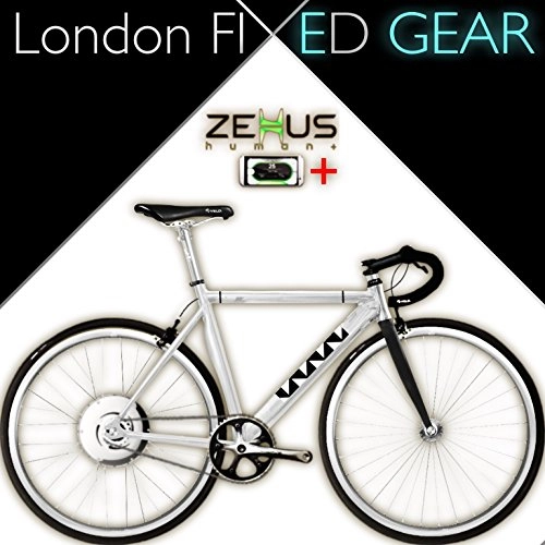 Bici elettriches : nFIXED.com "e-Bike+ Shadow No-Need to Charge Zehus Bicicletta elettrica, 48