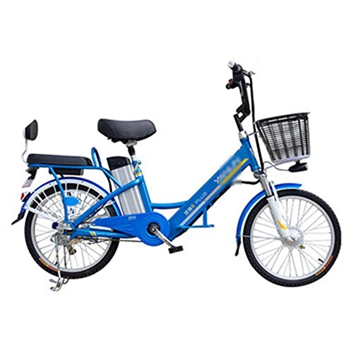 Bici elettriches : OQJUH - Mountain bike elettrica da 48 V, con batteria al litio, per adulti, colore: blu