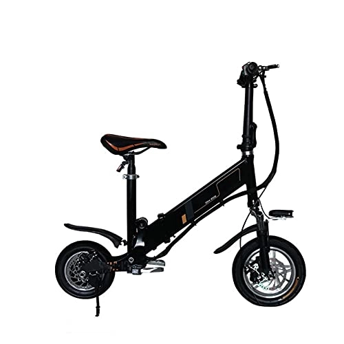 Bici elettriches : paritariny Bici elettrica Bici elettrica Pieghevole Bicicletta elettrica Blectric Blectric Nuovo Tipo di Mini Adulti motocicli Batteria al Litio (Color : Black)