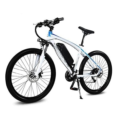 Bici elettriches : paritariny Bici elettrica Bicicletta da Montagna elettrica da 26 Pollici Smart PAS 48V Batteria al Litio 250W Ruota Posteriore e-Bike 27 velocità variabile Adulto Elettrico (Color : Blue)