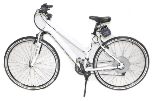 Bici elettriches : PB elettrico Bike City Lady, con BIFS III, batteria 24V / 9Ah, bianco