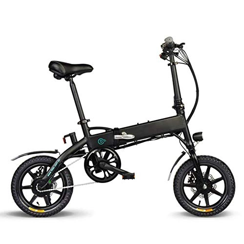 Bici elettriches : PerGrate Electric Folding Bike, Moped Manpower Modes E-Bike, Anti-Slip Shockproof Adjustable Height Assisted Pedal Bike for Unisex Adult