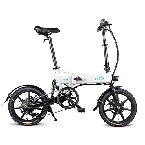 Bici elettriches : perpetualu FIIDO D2s 7.8 Electric Bike, E-Bike Folding Electric Bicycle, 250 W Motor, Max 25 Km / H Speed