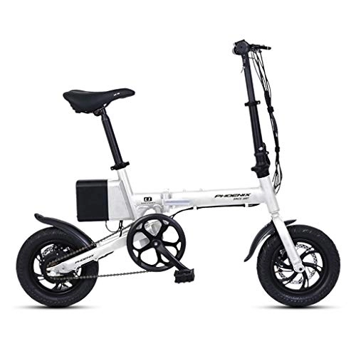 Bici elettriches : Pieghevole bicicletta elettrica da 12 pollici Smart Battery Car piccola batteria al litio 15.6AH bicicletta, durata della batteria elettrica pura 70-80 km ( Color : BLUE , Size : 126*55*92CM )