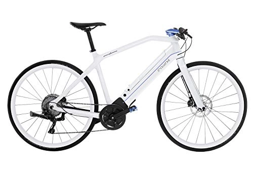 Bici elettriches : Pininfarina Evoluzione Hi-Tech Carbon Shimano XT Bicicletta Elettrica 11 Gang, Bianca, M